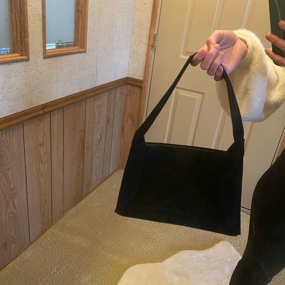 Vintage Christian Dior black suede purse - Picture 4 of 4